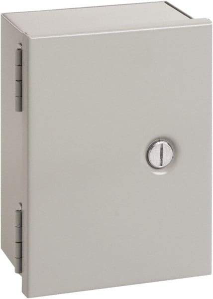 nVent Hoffman - Steel Junction Box Enclosure Hinge Flat Cover - NEMA 1, 12" Wide x 14" High x 6" Deep - Industrial Tool & Supply