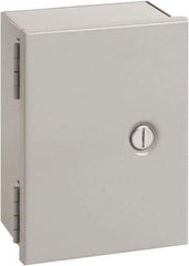 nVent Hoffman - Steel Junction Box Enclosure Hinge Flat Cover - NEMA 1, 12" Wide x 12" High x 6" Deep - Industrial Tool & Supply