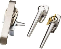 nVent Hoffman - 12 NEMA Rated, Electrical Enclosure Steel Keylock Kit - For Use with Type 12 Enclosure, Includes Adjustable Rod Guides, All Hardware, Handle, Latch & Latch Rods - Industrial Tool & Supply