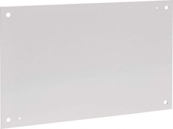 nVent Hoffman - 13" OAW x 21" OAH Powder Coat Finish Electrical Enclosure Nonperforated Panel - 24" x 16" Box, 12 Gauge Steel, Use with A241606LP/A241608LP/A24H16ALP - Industrial Tool & Supply