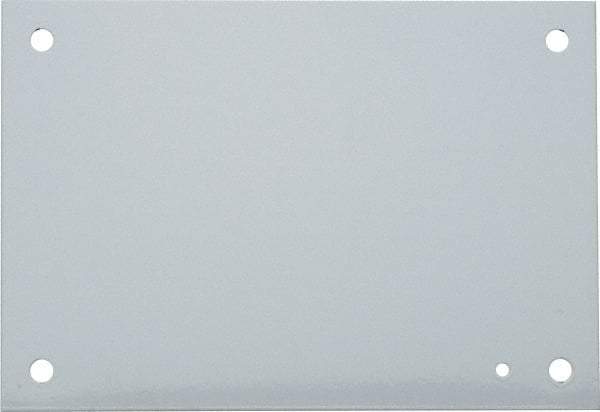 nVent Hoffman - 9" OAW x 13" OAH Powder Coat Finish Electrical Enclosure Nonperforated Panel - 16" x 12" Box, 12 Gauge Steel, Use with A161206LP/A161208LP/A161210LP/A16H12ALP/A16H12BLP - Industrial Tool & Supply