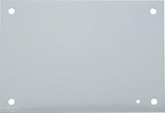 nVent Hoffman - 9" OAW x 13" OAH Powder Coat Finish Electrical Enclosure Nonperforated Panel - 16" x 12" Box, 12 Gauge Steel, Use with A161206LP/A161208LP/A161210LP/A16H12ALP/A16H12BLP - Industrial Tool & Supply