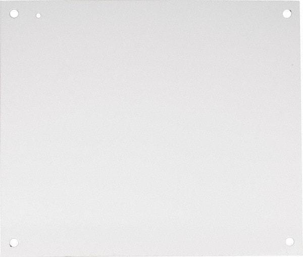 nVent Hoffman - 14-1/2" OAW x 17" OAH Powder Coat Finish Electrical Enclosure Nonperforated Panel - 20" x 16" Box, 14 Gauge Steel, Use with A20N166LP/A20N168LP/A20N16ALP/A20N16BLP - Industrial Tool & Supply