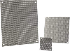 nVent Hoffman - 22-1/2" OAW x 32" OAH Powder Coat Finish Electrical Enclosure Nonperforated Panel - 36" x 24" Box, 12 Gauge Steel, Use with A36N246LP/A36N248LP/A36N24ALP/A36N24BLP - Industrial Tool & Supply