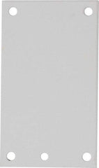 nVent Hoffman - 2-7/8" OAW x 4-7/8" OAH Powder Coat Finish Electrical Enclosure Junction Box Panel - 6" x 4" Box, 14 Gauge Steel, Use with A644PHC/A644PHCW/A845JFGR - Industrial Tool & Supply