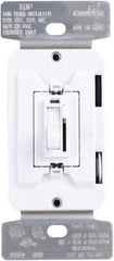 Cooper Wiring Devices - 1 and 3 Pole, 120 VAC, 60 Hz, 600 Watt, Residential Grade, Toggle, Wall and Dimmer Light Switch - 1.8 Inch Wide x 4.19 Inch High, Fluorescent, Halogen, Incandescent - Industrial Tool & Supply