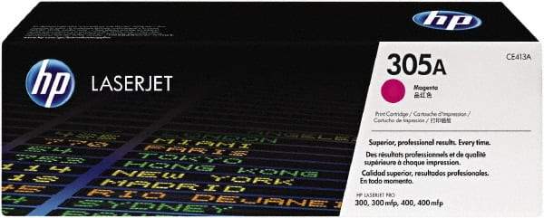 Hewlett-Packard - Magenta Toner Cartridge - Use with HP LaserJet Pro 300 color MFP M375nw, 400 color MFP M475, 400 color M451 - Industrial Tool & Supply