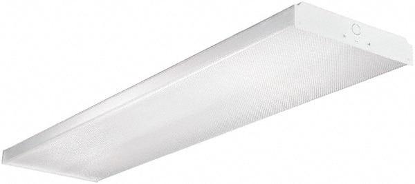 Cooper Lighting - 2 Lamp, 2 Ft. Long, 17 Watt, Surface Mounted, Fluorescent Lamp Wraparound Light Fixture - 120-277 Volt, Electronic Ballast - Industrial Tool & Supply