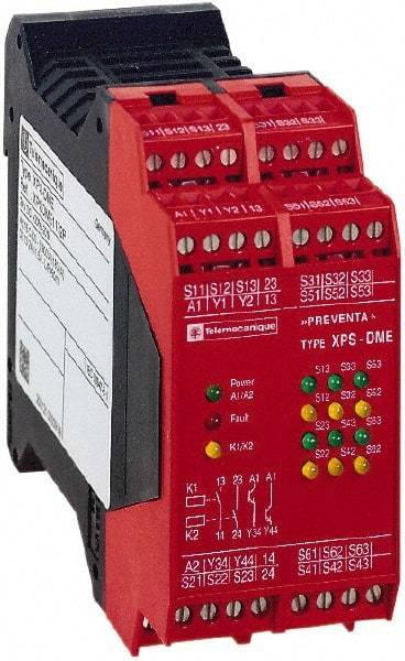 Square D - 24 VAC/VDC, Standard Electromechanical & Solid State Screw General Purpose Relay - 6 Amp at 24 VAC/VDC, 2NO/2SS - Industrial Tool & Supply