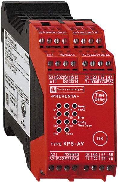 Square D - 24 VDC, Standard Electromechanical & Solid State Screw General Purpose Relay - 6 Amp at VDC, 3SS (Auxiliary) & 6NO - Industrial Tool & Supply