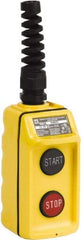 Schneider Electric - 2 Operator, Pushbutton Pendant Control Station - Start-Stop (Legend), Momentary Switch, NO/NC Contact, NEMA 4 - Industrial Tool & Supply