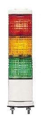 Square D - LED Lamp, Green, Orange, Red, Steady, Preassembled Stackable Tower Light Module Unit - 24 VDC, 75 Milliamp, IP54 Ingress Rating, Base Mount - Industrial Tool & Supply