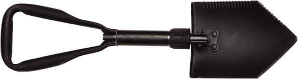 Ability One - 9-3/4" High Notched Steel Shovel - 23-1/2" Long Aluminum D-Grip Handle - Industrial Tool & Supply