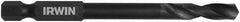 Irwin - 15/64" 135° High Speed Steel Jobber Drill - Oxide Finish, Right Hand Cut, Spiral Flute, 3-7/8" OAL - Industrial Tool & Supply