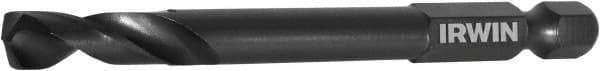 Irwin - 7/64" 135° High Speed Steel Jobber Drill - Oxide Finish, Right Hand Cut, Spiral Flute, 2-11/16" OAL - Industrial Tool & Supply
