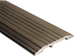 National Guard Products - 36" Long x 5" Wide x 1/2" High, Saddle Threshold - Aluminum Finish - Industrial Tool & Supply