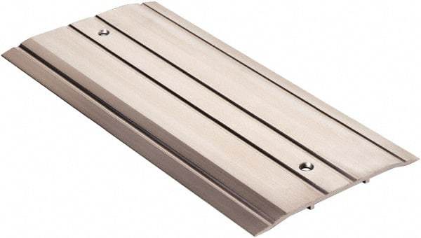 National Guard Products - 72" Long x 6" Wide x 1/4" High, Saddle Threshold - Aluminum Finish - Industrial Tool & Supply