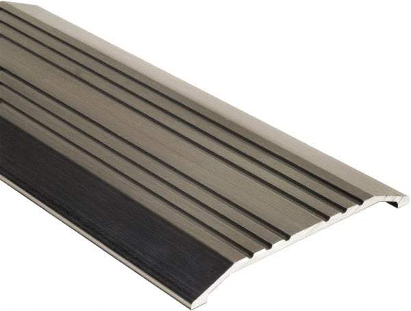 National Guard Products - 72" Long x 5" Wide x 1/2" High, Saddle Threshold - Aluminum Finish - Industrial Tool & Supply
