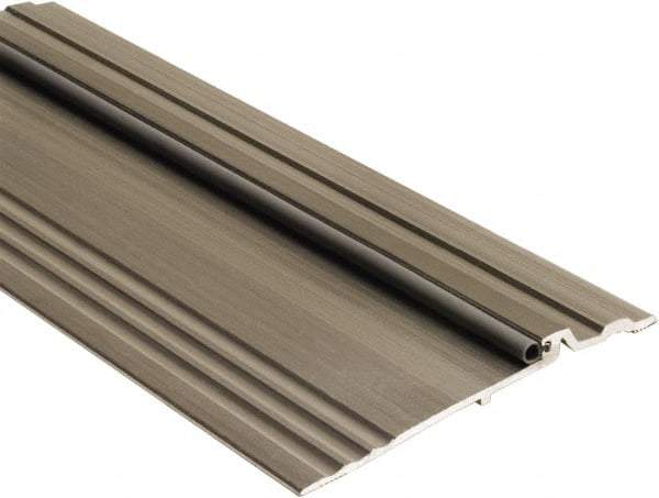 National Guard Products - 36" Long x 5" Wide x 1/2" High, Panic Threshold - Aluminum Finish - Industrial Tool & Supply