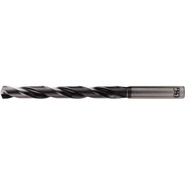 OSG - 6.1mm 140° Spiral Flute Solid Carbide Taper Length Drill Bit - Industrial Tool & Supply