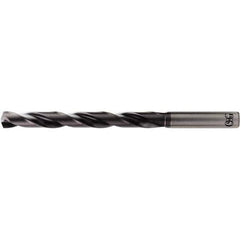OSG - 6.1mm 140° Spiral Flute Solid Carbide Taper Length Drill Bit - Industrial Tool & Supply