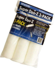 Wooster Brush - 3/8" Nap, 9" Wide Paint Roller - Medium Texture, Woven - Industrial Tool & Supply