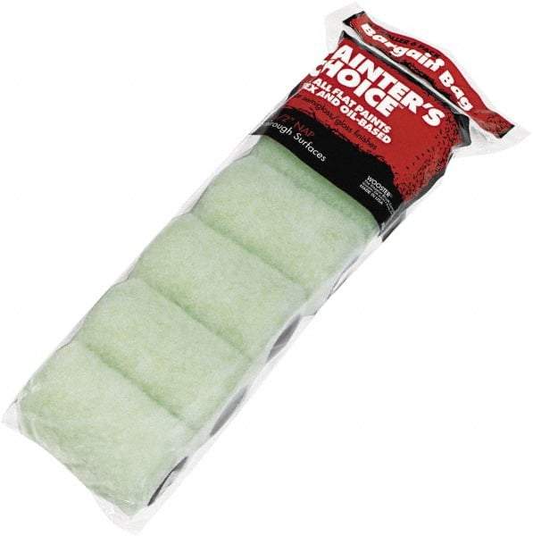 Wooster Brush - 1/2" Nap, 4" Wide Paint Roller - Semi-Rough Texture, Synthetic Knit - Industrial Tool & Supply