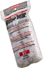 Wooster Brush - 3/8" Nap, 6-1/2" Wide Paint Mini Roller Covers - Medium-Rough Texture, Fabric - Industrial Tool & Supply