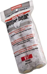 Wooster Brush - 3/8" Nap, 4-1/2" Wide Paint Mini Roller Covers - Medium-Rough Texture, Fabric - Industrial Tool & Supply