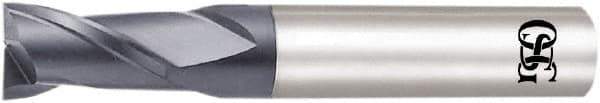 OSG - 1.4mm, 2.1mm LOC, 4mm Shank Diam, 45mm OAL, 2 Flute, Solid Carbide Square End Mill - Single End, WXL Finish, Spiral Flute, 30° Helix, Centercutting, Right Hand Cut, Right Hand Flute, Series 3720 - Industrial Tool & Supply