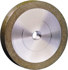 Strauss - 6" Diam x 1" Hole x 1" Thick, 120 Grit Surface Grinding Wheel - Diamond, Medium Grade, Electoplated Bond - Industrial Tool & Supply