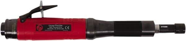 Chicago Pneumatic - 1/4" Collet, Straight Handle, Air Extended Length Die Grinder - 19,000 RPM, Rear Exhaust, 31.8 CFM, 0.8 hp, 90 psi, 9.5mm Inlet - Industrial Tool & Supply