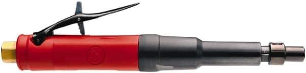 Chicago Pneumatic - 1/4" Collet, Straight Handle, Air Angle Die Grinder - 20,000 RPM, Rear Exhaust, 18 CFM, 0.5 hp, 90 psi, 6.35mm Inlet - Industrial Tool & Supply