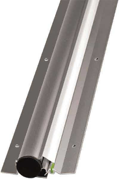 National Guard Products - 2.880" Wide x 77" High, Aluminum, Steel Finger Guard - 1.880" Opening Width, 76" Opening Height - Industrial Tool & Supply