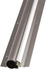 National Guard Products - 2.880" Wide x 77" High, Aluminum, Steel Finger Guard - 1.880" Opening Width, 76" Opening Height - Industrial Tool & Supply