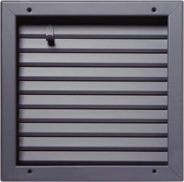 National Guard Products - 25" Wide x 25" High, Solid Steel Fire Rated Louver - 24" Opening Width, 24" Opening Height - Industrial Tool & Supply