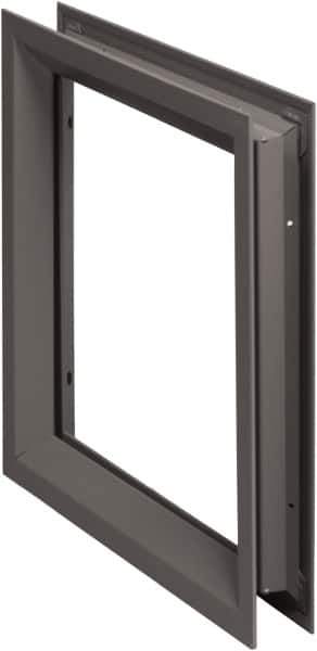 National Guard Products - 25" Wide x 33" High, Solid Steel Louver - 24" Opening Width, 32" Opening Height - Industrial Tool & Supply