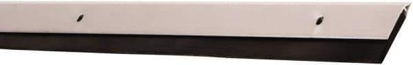 National Guard Products - 0.15" Back Strip Brush Width, Aluminum Door Bottom Sweep - Neoprene, 2" OAL, Anodized Alum Coated - Industrial Tool & Supply