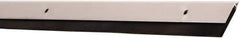National Guard Products - 0.15" Back Strip Brush Width, Aluminum Door Bottom Sweep - Neoprene, 2" OAL, Anodized Alum Coated - Industrial Tool & Supply