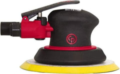 Chicago Pneumatic - 12,000 OPM, 8 CFM Air Consumption, Palm Air Orbital Sander - Round Pad, 1/4" Inlet - Industrial Tool & Supply