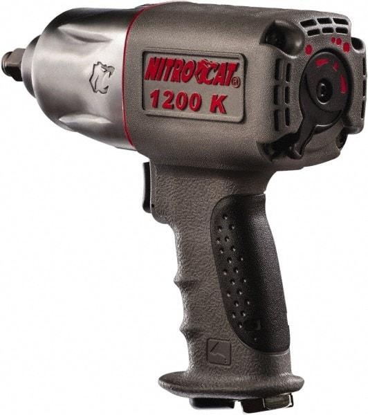 AIRCAT - 1/2" Drive, 8,000 RPM, 900 Ft/Lb Torque Impact Wrench - Pistol Grip Handle, 950 IPM, 8 CFM, 90 psi, 1/4" NPT Inlet - Industrial Tool & Supply