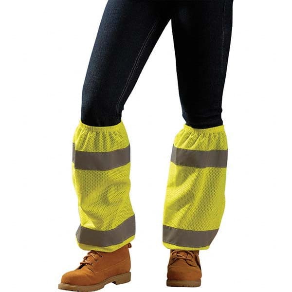 OccuNomix - Size Universal Hi-Viz Yellow Polyester Hi-Visibility Leggings - Industrial Tool & Supply