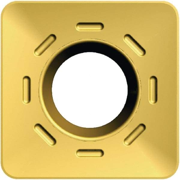 Kennametal - SDHT120412 422 Grade KCSM40 Carbide Milling Insert - TiN Finish, 4.75mm Thick, 1/2" Inscribed Circle, 1.19mm Corner Radius - Industrial Tool & Supply