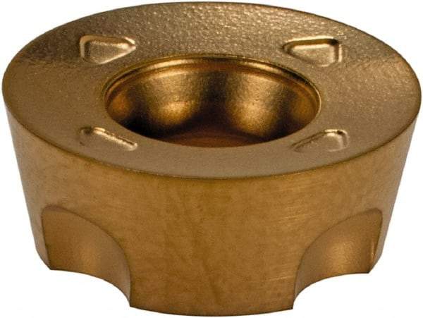 Kennametal - RPHT1204M0 442 Grade X500 Carbide Milling Insert - TiN/TiC/TiN Finish, 0.187" Thick, 0.472" Inscribed Circle - Industrial Tool & Supply