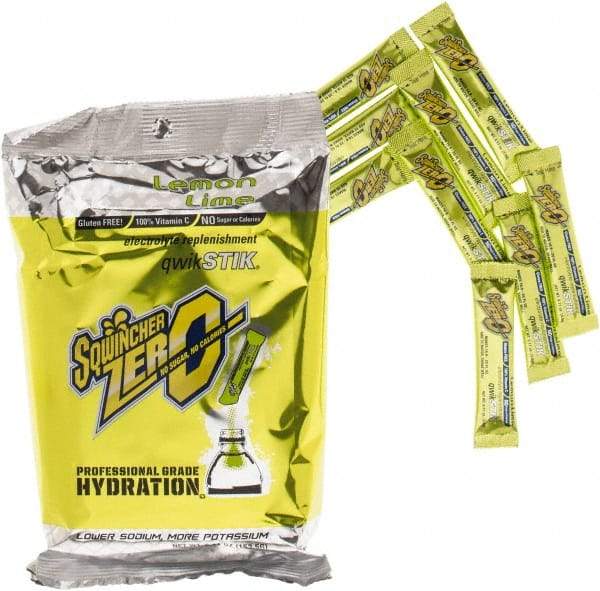 Sqwincher - 0.11 oz Packet Sugar Free Lemon-Lime Activity Drink - Powdered, Yields 20 oz - Industrial Tool & Supply