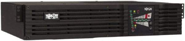 Tripp-Lite - 15 Amp, 750 VA, Tower & Rack Mount Online Backup Uninterruptible Power Supply - Backup 4 min with Full Load & 13 min with Half Load, 120 VAC Input & Output, 600 Watt Output, 1 Phases, 6 Outlets - Industrial Tool & Supply