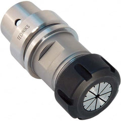 Techniks - 1/16" x 3/4" HSK50E Taper Shank ER ER32 Collet Chuck - Industrial Tool & Supply