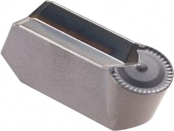 Iscar - 630GIMY F Grade IC908, 6mm Cutting Width Carbide Grooving Insert - 3mm Max Depth of Cut, Neutral, 3mm Corner Radius, TiN/TiAlN Finish - Industrial Tool & Supply