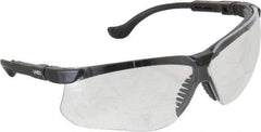 Uvex - +2.5, Clear Lenses, Scratch Resistant, Framed Magnifying Safety Glasses - UV Protection, Adjustable Temples, Black Polycarbonate Frame, ANSI Z87.1-2003 - Industrial Tool & Supply
