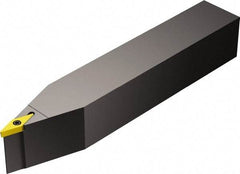 Sandvik Coromant - SVVB, Neutral Cut, 17.50° Lead Angle, 1/2" Shank Height x 1/2" Shank Width, Neutral Rake Indexable Turning Toolholder - 3-1/2" OAL, VBMT 11 02 04 Insert Compatibility, Series CoroTurn 107 - Industrial Tool & Supply